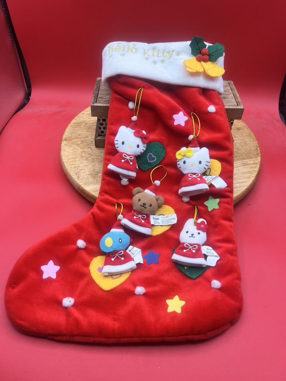 2007 Sanrio HELLO KITTY & FRIENDS 5 Characters Christmas Stocking